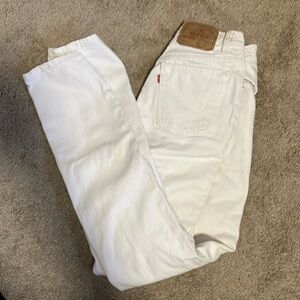 Levi Strauss & Co. White jeans
